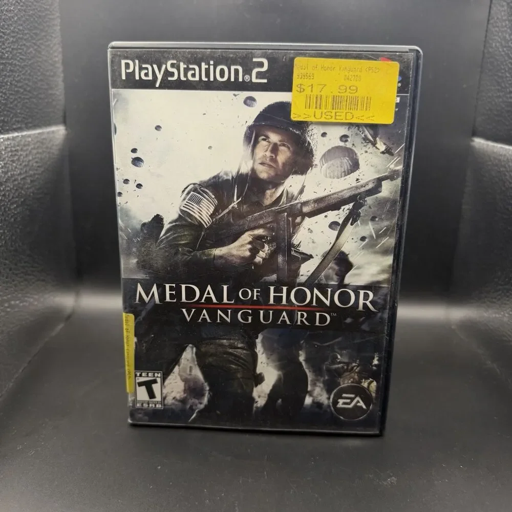 Medal of Honor: Vanguard (Sony PlayStation 2, 2007) PS2 CIB Tested Free Ship